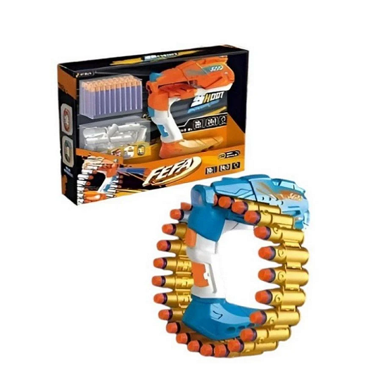 Бластер с механическим принципом работы Голубой (159984-1) Бластер с механическим принципом работы Голубой (159984-1)