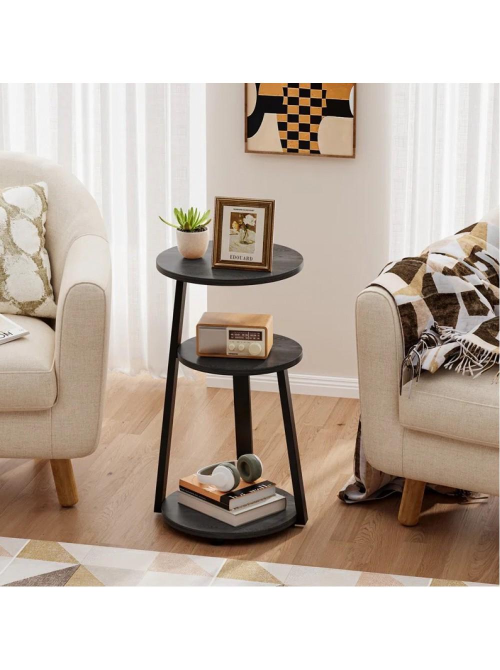 Журнальный столик приставной MSM Vernestine Round Черный