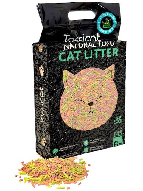 Наповнювач тофу Tofficat для котячого туалету гранульований Гармонія природи 2,6 кг/6 л (0067) - фото 1 Наповнювач тофу Tofficat для котячого туалету гранульований Гармонія природи 2,6 кг/6 л (0067) - фото 1