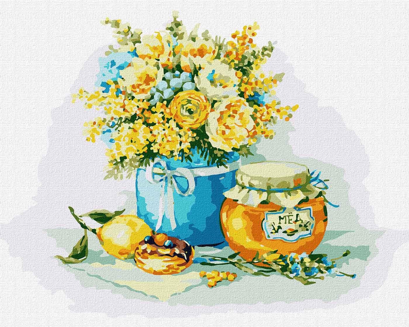 Картина за номерами Ідейка Медова солодкість 40x50 см (KHO2984)