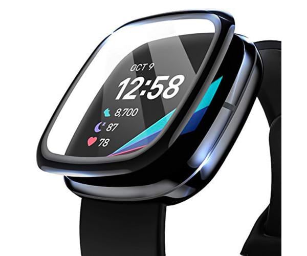 Защитное стекло противоударное SoftGlass Full Cover P ммA для Fitbit Versa 4 Black Защитное стекло противоударное SoftGlass Full Cover P ммA для Fitbit Versa 4 Black