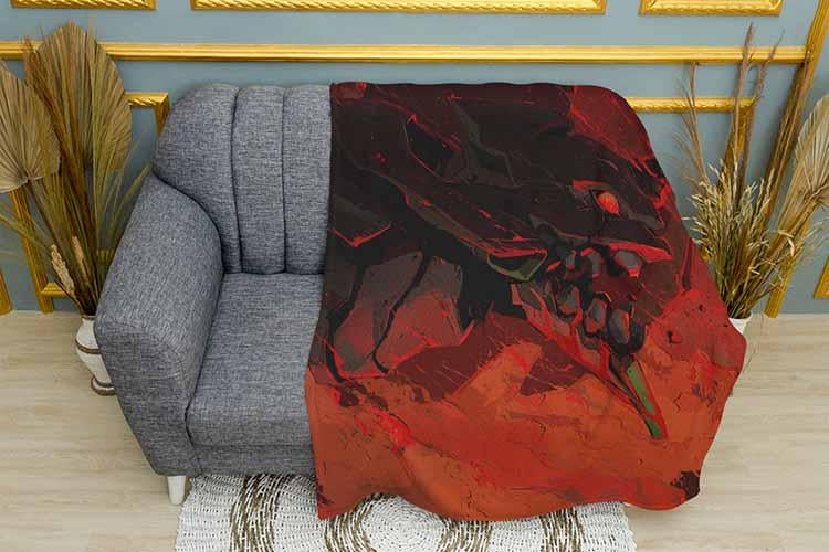 Плед Red robot Evangelion плюш однослойный 135х150 см (113716) Плед Red robot Evangelion плюш однослойный 135х150 см (113716)