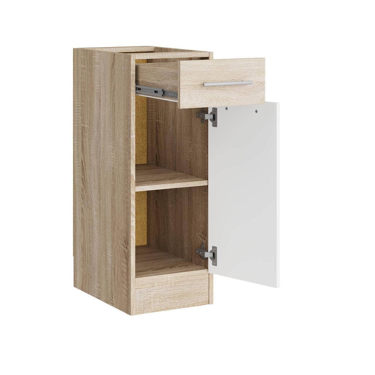 Кухонный модуль Эверест Эко Нова 30 Низ Ящик 300х456х820 мм Сонома/Белый/Сонома (ЕКО-561)