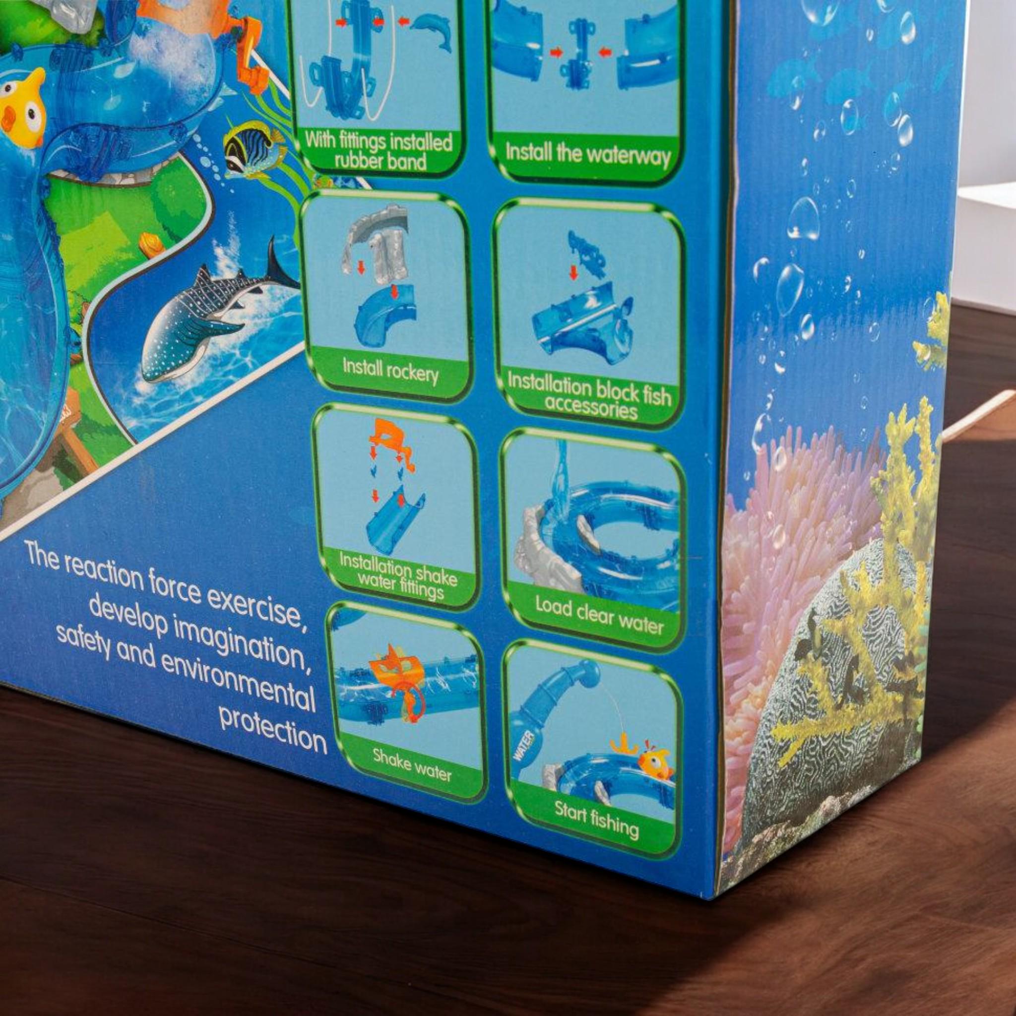 Трек риболовля Ye Xing Toys Water Fan у трубах 2 вудки 8 рибок килимок 87 деталей (G_HC222268NP) - фото 4 Трек риболовля Ye Xing Toys Water Fan у трубах 2 вудки 8 рибок килимок 87 деталей (G_HC222268NP) - фото 4