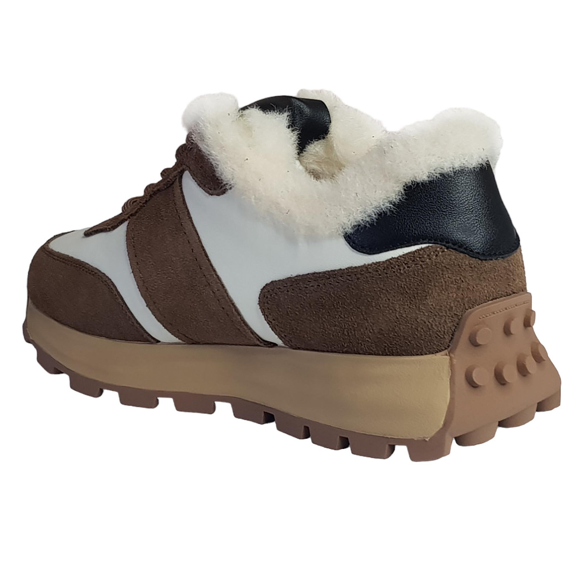 Кроссовки зимние женские Baden р. 38 Бежевый/Коричневый (013702-38) - фото 9 Кроссовки зимние женские Baden р. 38 Бежевый/Коричневый (013702-38) - фото 9