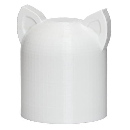 Защитный колпачок фаркопа Котик белый