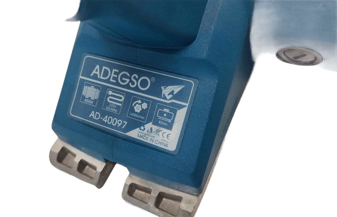 Електрорубанок ADEGSO AD-40097 850 Вт 82х1 мм (29739392) - фото 8
