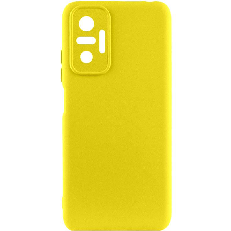 Протиударний чохол Silicone Cover Lakshmi Full Camera (A) для Xiaomi Redmi Note 10 Pro / 10 Pro Max Жовтий