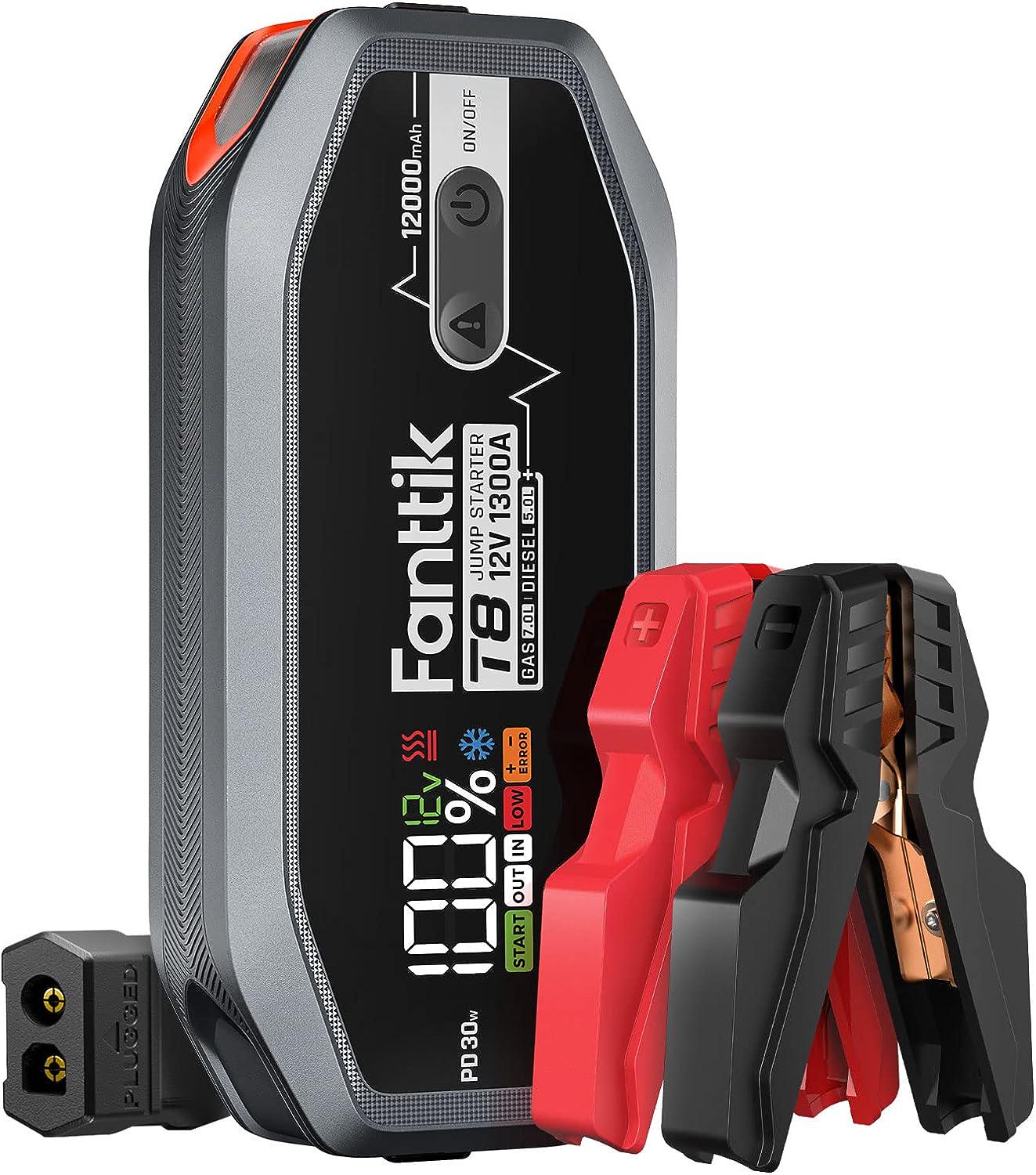 ᐉ Пусковое устройство для авто Fanttik T8 1300A Jump Starter Grey (240731)  • Купить в Киеве, Украине • Лучшая цена в Эпицентр