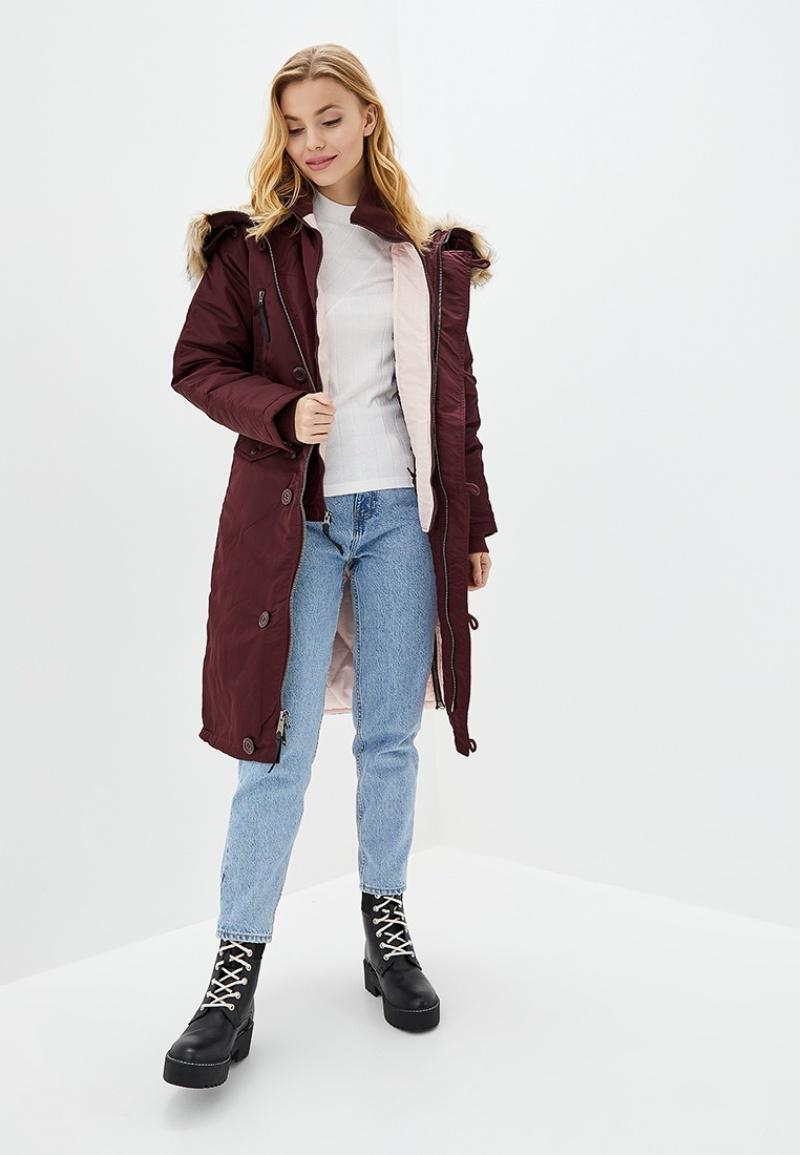 Куртка-парка жіноча Airboss N-7B Eileen FN XS Бордовий (28880) - фото 5