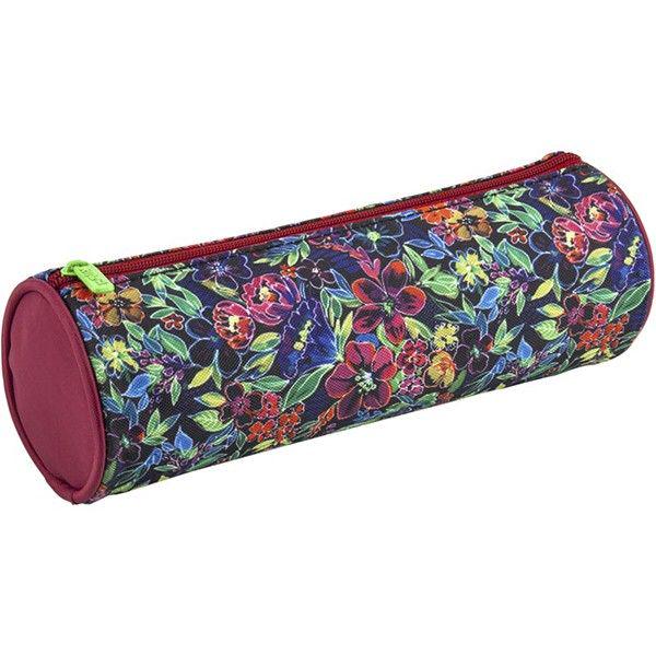 Пенал KITE Бордовий з малюнком (K18-640-1)