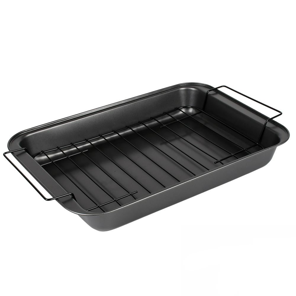 Деко для запікання з гратами прямокутне з антипригарним покриттям 37,5х26х5,5 см (33307681)