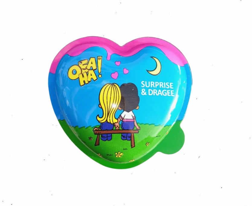 Сюрприз Love is серце SURPRISE & DRAGEE Обана 50 г Блакитний (31608725)