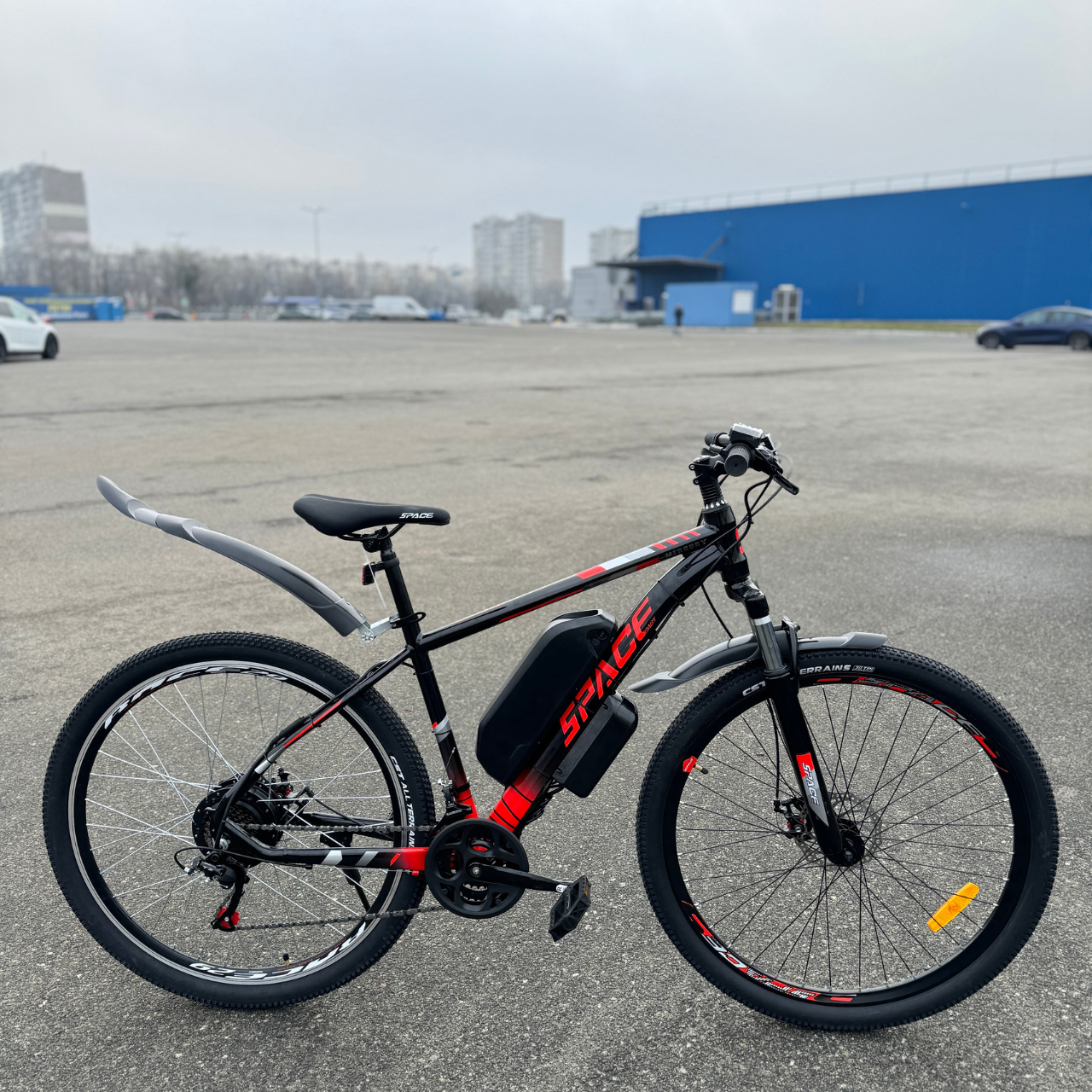 Велосипед с Е-комплектом 29" SPACE MERCURY Red 2025 48 В 500 Вт Bofang 21 Ah/до 85 км запас хода - фото 2 Велосипед с Е-комплектом 29" SPACE MERCURY Red 2025 48 В 500 Вт Bofang 21 Ah/до 85 км запас хода - фото 2