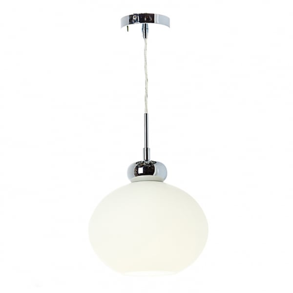Люстра Flora в форме шара на 1 лампу Белый (VL008/1)