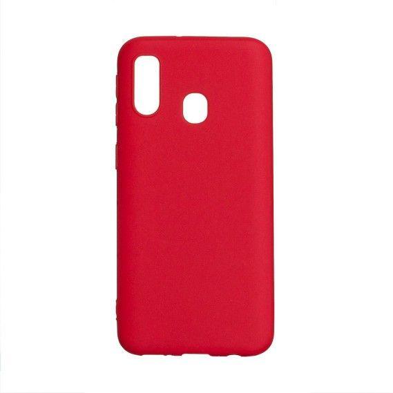 Чехол накладка SMTT для Samsung M305 Galaxy M30, A3050 Galaxy A40s красный