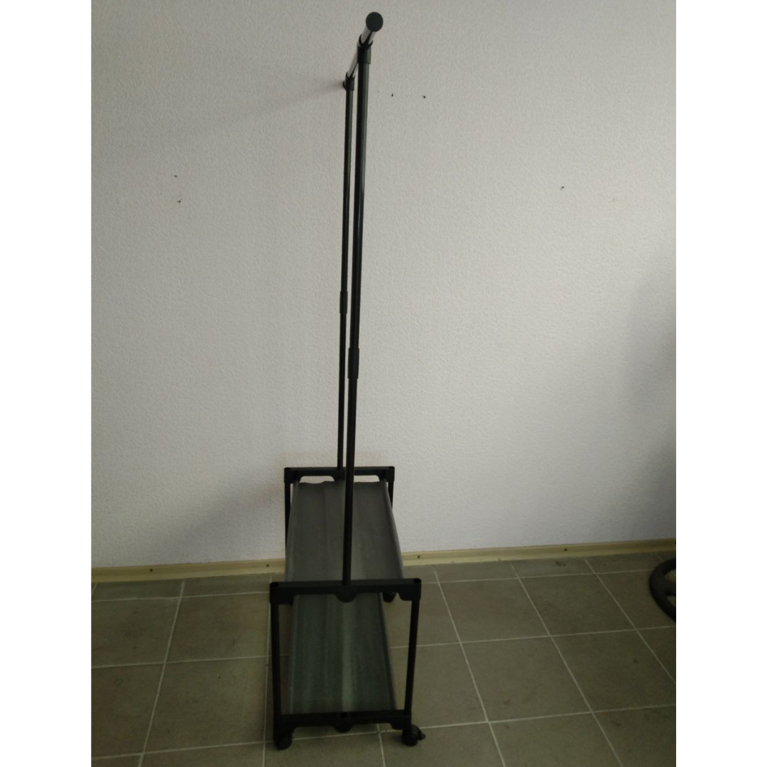 Вешалка напольная SINGLE-POLE SHOE and HAT RACK с 2 полками для обуви (I12-G01) - фото 8