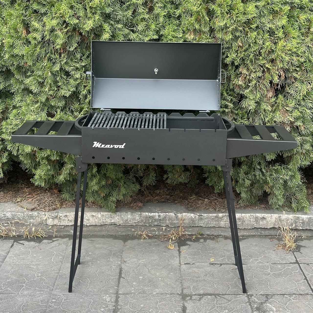 Мангал-барбекю Mzavod Ікар портативний на 9 шампурів 3 мм (1599187496)