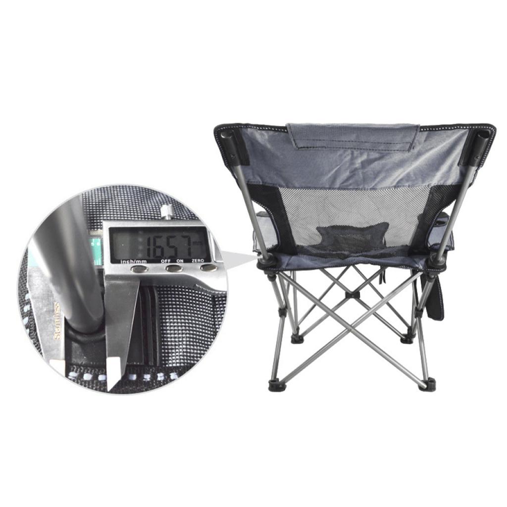 Кресло туристическое раскладное Lesko SW233 Gray (1386925) - фото 7 Кресло туристическое раскладное Lesko SW233 Gray (1386925) - фото 7