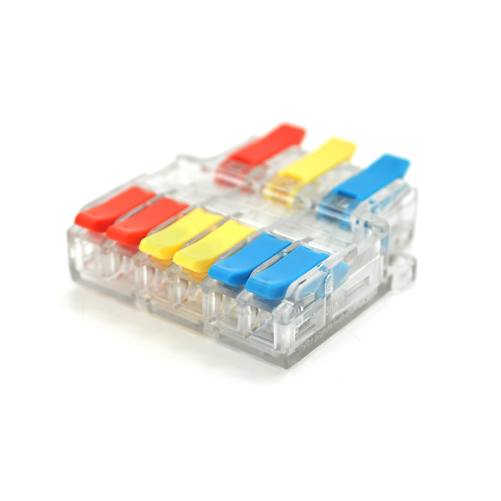 Колодка клемна VOLTRONIC LT-633 3х6 450V 32A Прозорий (23114)