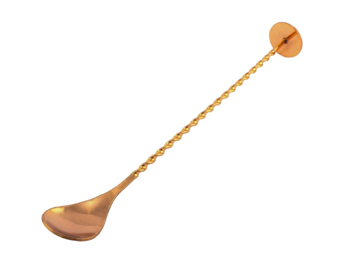 Ложка One Chef с витой ручкой и плоским мадлером медное покрытие 28 см (30852803)