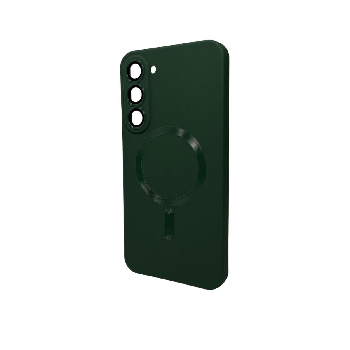 Противоударный чехол для Samsung Galaxy S23 Plus Cosmic Frame MagSafe Color / Forest Green
