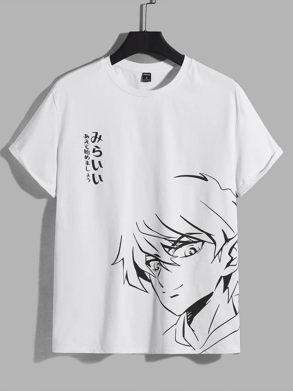 Футболка женская с принтом Pin-000-235 повседневная M Белый (2634324790)