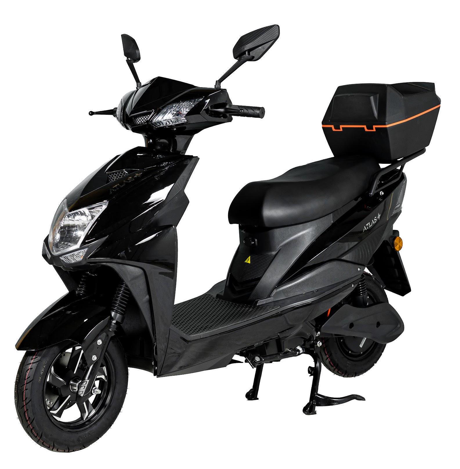 Электроскутер ATLAS Falcon Box 2000W Lithium Black (3193) Электроскутер ATLAS Falcon Box 2000W Lithium Black (3193)