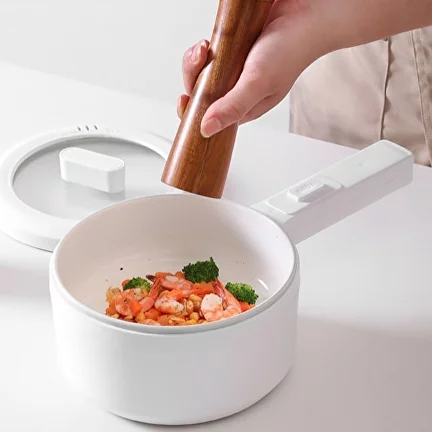 Кастрюля-пароварка с терморегулятором в наборе решетка съемная для приготовления на пару 1,5 л (C01124) - фото 10 Кастрюля-пароварка с терморегулятором в наборе решетка съемная для приготовления на пару 1,5 л (C01124) - фото 10