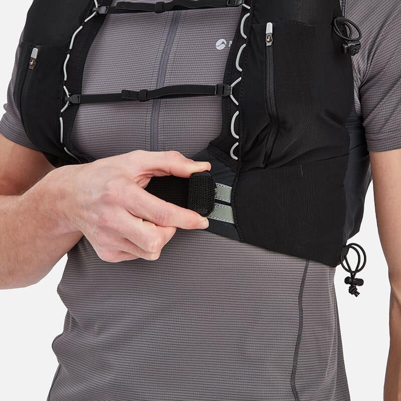 Спортивний рюкзак-жилет Montane Gecko Vp 12+ л L Black (PGP12BLAN15) - фото 11