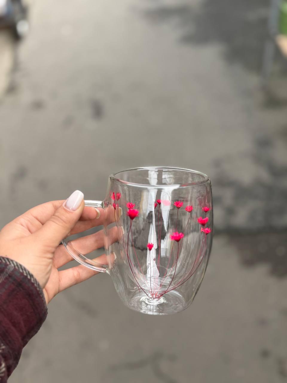 Набір чашок Vittora Магія бутонів з подвійним дном 2 шт. 320 мл (VT-5321-320) - фото 2