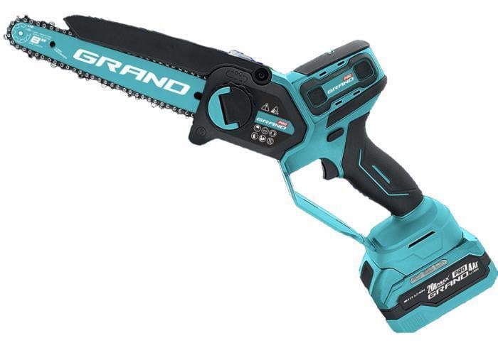Пила ланцюгова акумуляторна Grand АПЦ-8HS/4-1 з секатором Grand СА-30F/20BL-base з подовжувачем 2 м (30795944) - фото 3 Пила ланцюгова акумуляторна Grand АПЦ-8HS/4-1 з секатором Grand СА-30F/20BL-base з подовжувачем 2 м (30795944) - фото 3