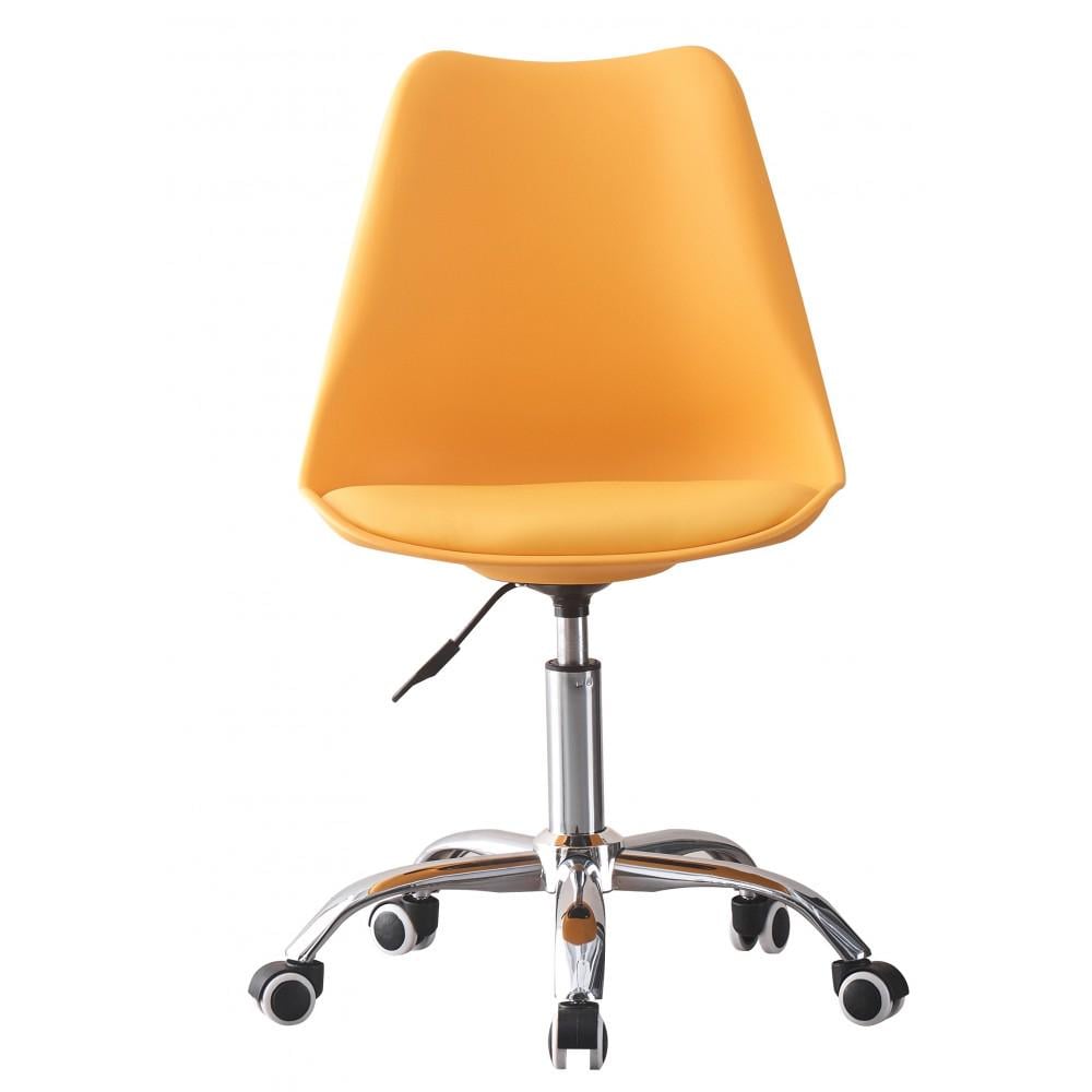 Крісло Bonro B-487 на колесах Жовтий (42400158) - фото 2 Крісло Bonro B-487 на колесах Жовтий (42400158) - фото 2