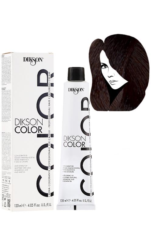 Фарба для волосся Dikson Professional Hair Colouring Cream 6,03 Каштан фламбе (28482)