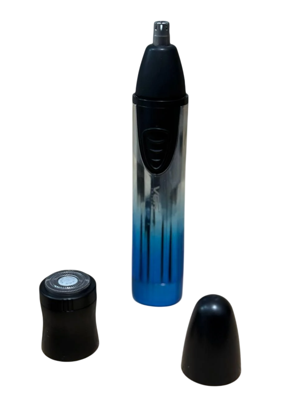 Триммер для носа и ушей VGR беспроводной 2в1 Голубой (V-619)