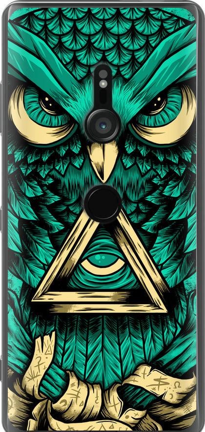 Чехол на Sony Xperia XZ3 H9436 Сова Арт-тату (3971u-1540-42517)