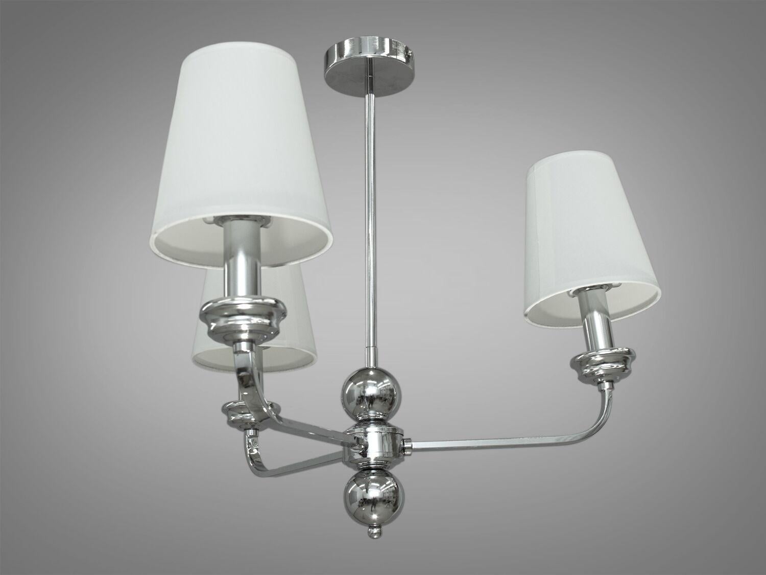 Люстра с абажурами Diasha 1012/3HR Хром