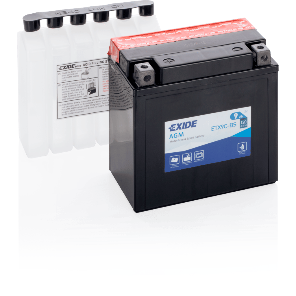 Акумулятор EXIDE ETX9C-BS