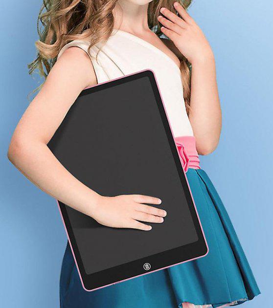 Планшет LCD графічний Writing Tablet для малювання 16" Pink (HP0050643) - фото 4