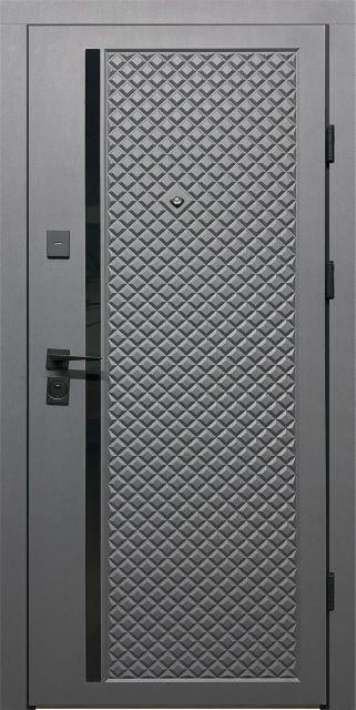 Дверь входная для квартиры CITY MAX 1 960x2050 мм Антрацит (34871)