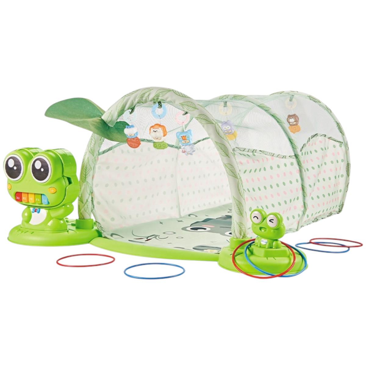 Игровой туннель для детей Tunnel Tents с музыкой подсветкой игра с кольцами (YK 7017 A)