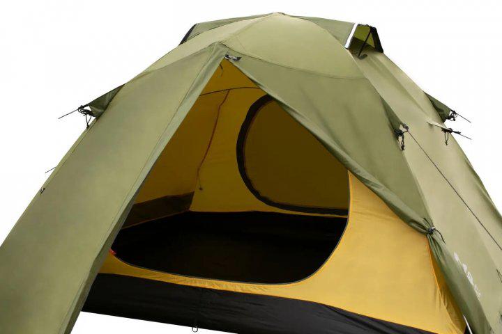 Палатка Tramp Peak 3 V2 трехместная туристическая 360х220х120 см (TRT-026-green) - фото 5