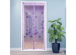 Москитная сетка на магнитах Magic Mesh 210х100 см Фиолетовый - фото 2