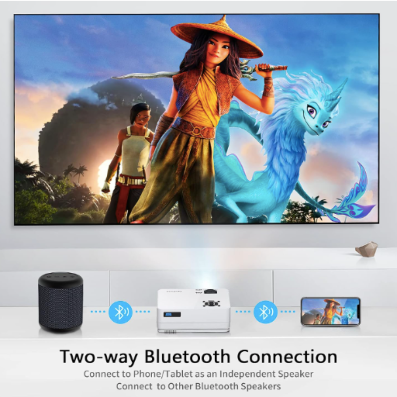 Проектор Dxyiitoo S3 4K Wi-Fi Bluetooth 9800 Лм - фото 5 Проектор Dxyiitoo S3 4K Wi-Fi Bluetooth 9800 Лм - фото 5