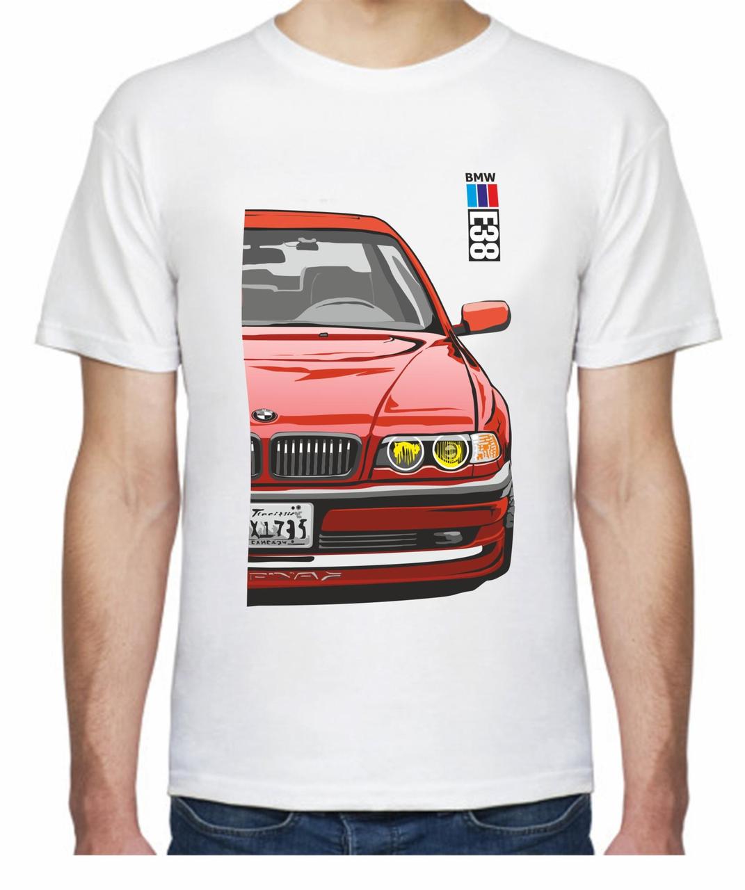 Футболка мужская Avtolife BMW E38 Alpina F 305538 XXL Белый (2494943858)