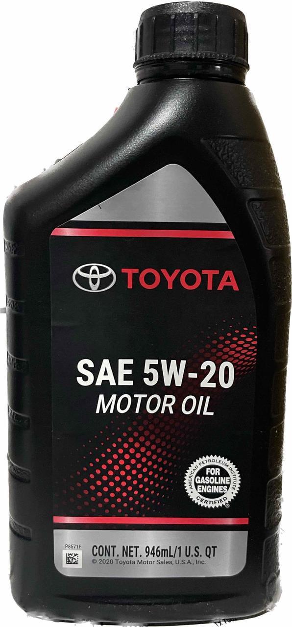 Моторное масло Toyota Motor Oil 5W-20 0,946 л (002791QT20)