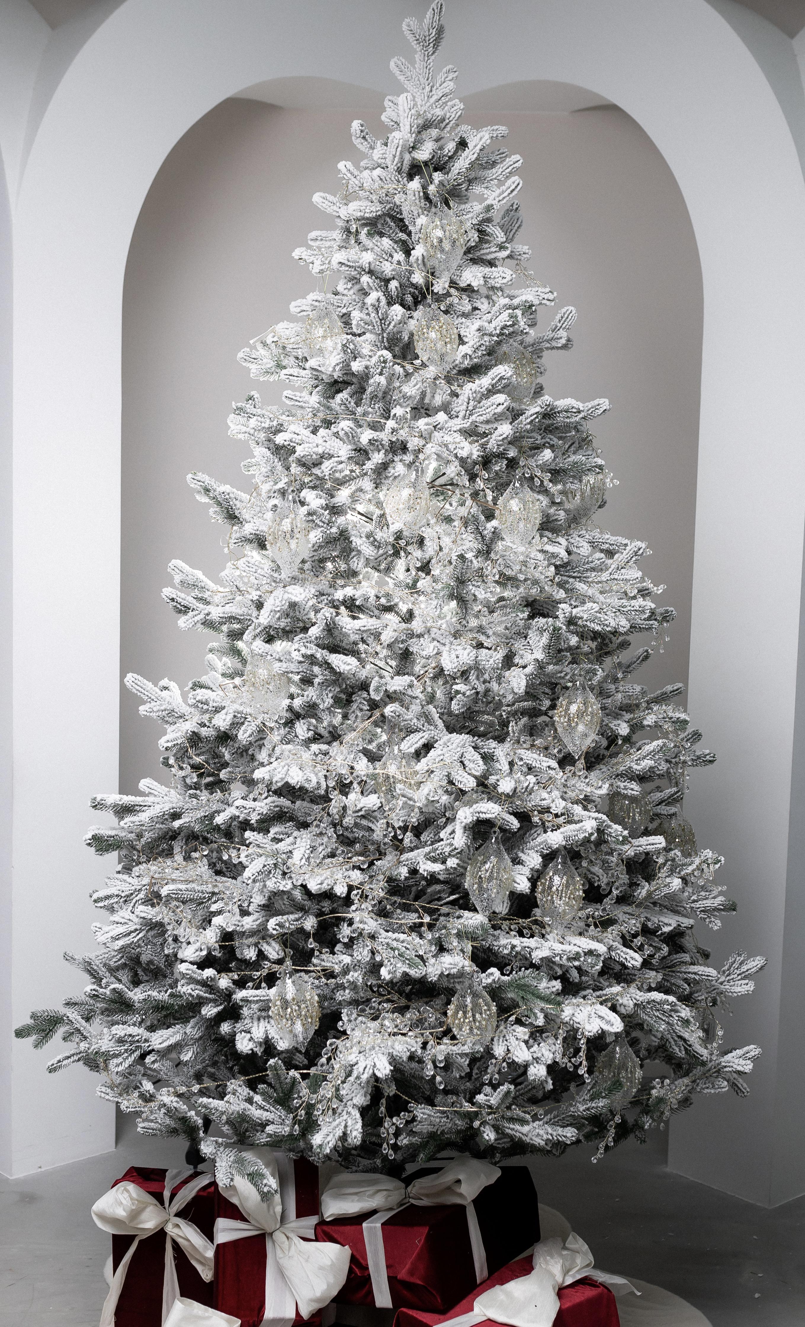 Елка Модерн с подставкой заснеженная 2,30 м (ЛЛ)