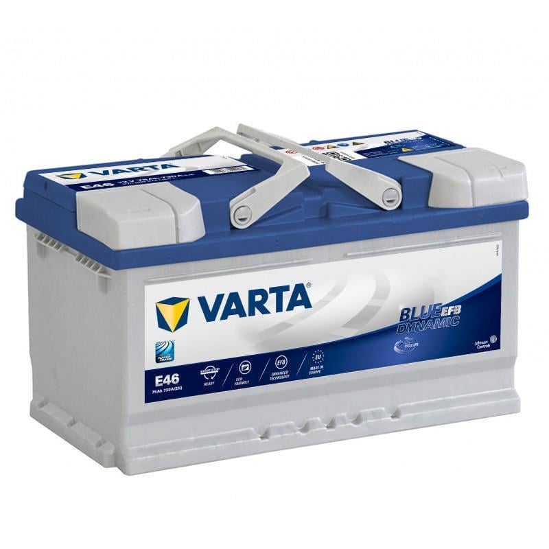 Аккумулятор автомобильный Varta Blue Dynamic EFB E46 6СТ-75Ah АзЕ 730A (575500073)