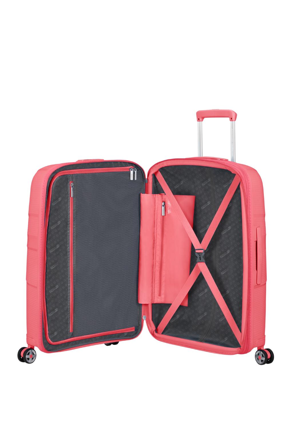 Валіза American Tourister STARVIBE 67х46х27/30 см Кораловий (MD5*00003) - фото 3