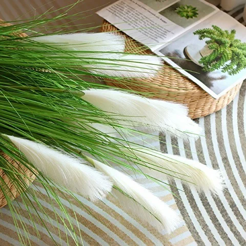 Декоративный камыш пышный букет из 5-х цветков C00527-1 - фото 4